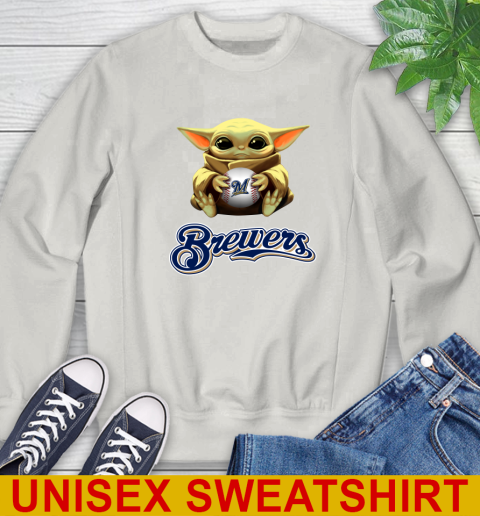 MLB Baseball Milwaukee Brewers Star Wars Baby Yoda Shirt 36