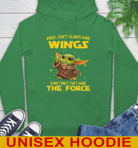 Baby Yoda Angel Don't Always Have Wings They Have The Force Shirt 20