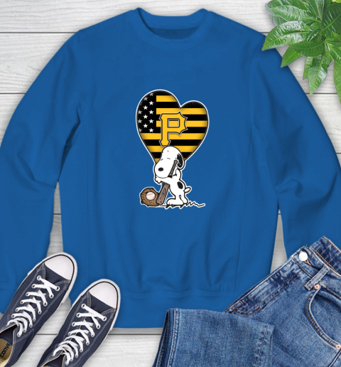 Pittsburgh Pirates MLB Baseball The Peanuts Movie Adorable Snoopy Sweatshirt 8