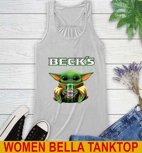 Star Wars Baby Yoda Hugs Beck's Beer Shirt 37