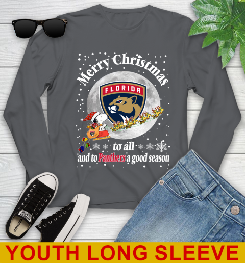 Florida Panthers Merry Christmas To All And To Panthers A Good Season NHL Hockey Sports Youth Long Sleeve 9