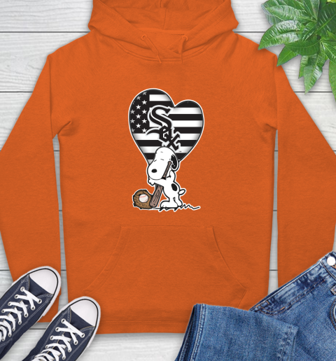 Chicago White Sox MLB Baseball The Peanuts Movie Adorable Snoopy Hoodie 5