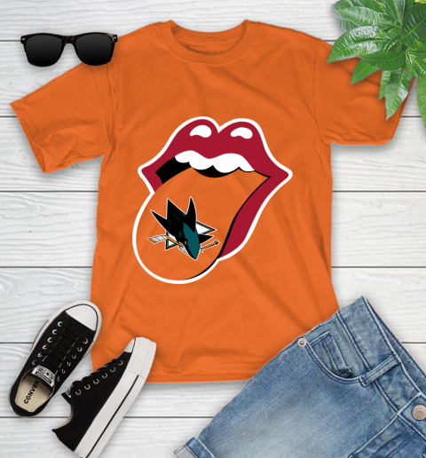 San Jose Sharks NHL Hockey Lips I Root For My Team Adoring Fan 109