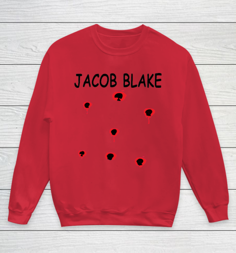 Jacob Blake WNBA BULLET HOLE Youth Sweatshirt Tee For Sports