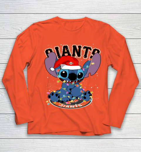 San Francisco Giants MLB noel stitch Baseball Christmas Youth Long Sleeve 2