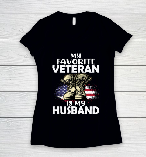 Veteran Shirt This is My New Maid In The US, US Army, US Soldier Women's V-Neck T-Shirt