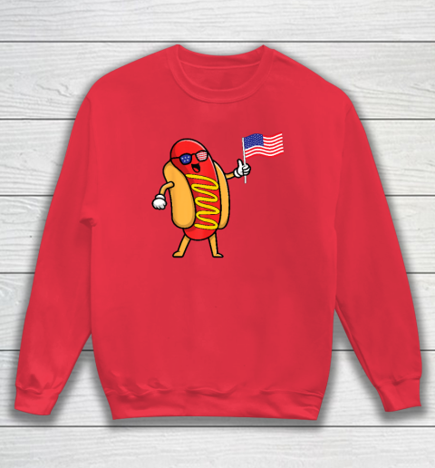 4th of July Hot Dog Hotdog 4th of July Sweatshirt 6