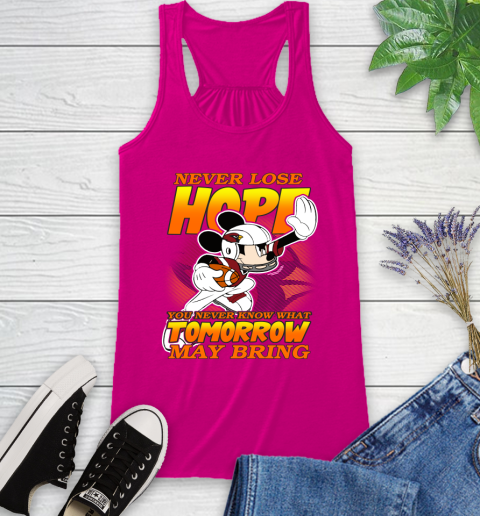 Atlanta Falcons NFL Football Mickey Disney Never Lose Hope (2) Racerback Tank 7
