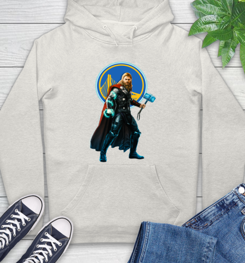 NBA Thor Avengers Endgame Basketball Golden State Warriors Hoodie 12