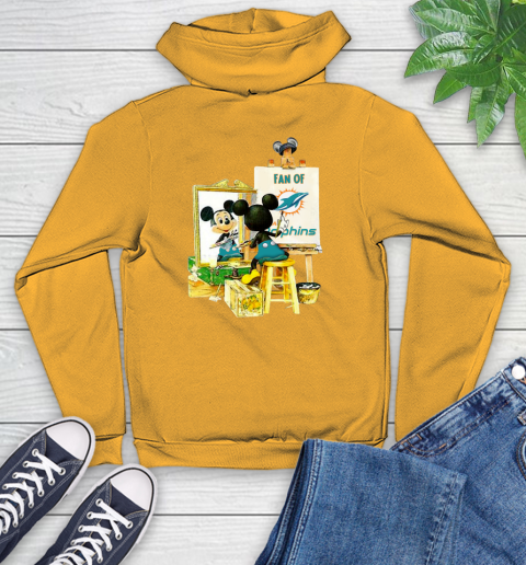 NFL Football Miami Dolphins Mickey Drawing Shirt 124