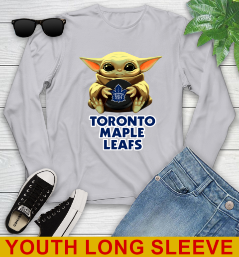 NHL Hockey Toronto Maple Leafs Star Wars Baby Yoda Shirt 127