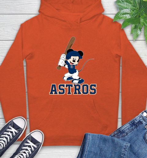 MLB Baseball Houston Astros Cheerful Mickey Mouse Shirt Hoodie 5