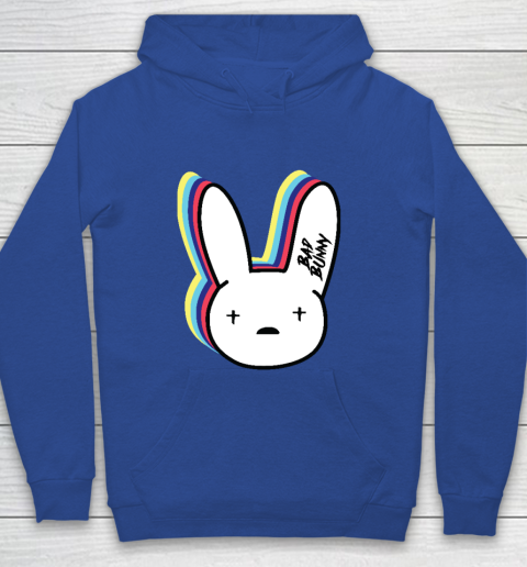 Bad Bunny Logo Youth Hoodie Tee For Sports