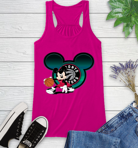 NBA Toronto Raptors Mickey Mouse Disney Basketball Racerback Tank 8