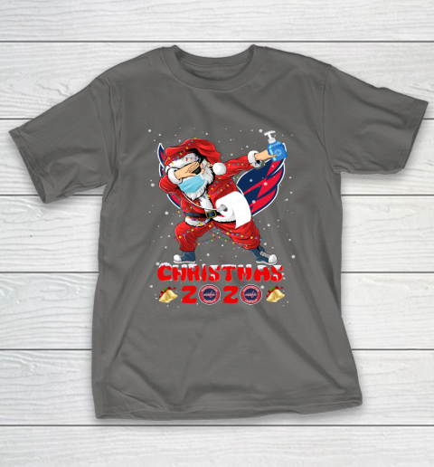 Washington Capitals Funny Santa Claus Dabbing Christmas 2020 NHL T-Shirt 8