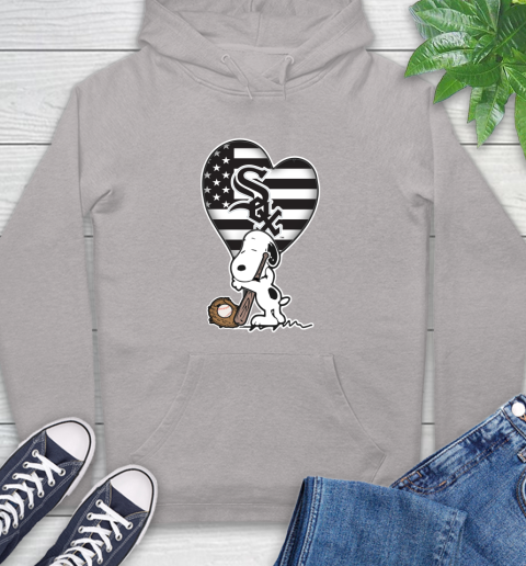 Chicago White Sox MLB Baseball The Peanuts Movie Adorable Snoopy Hoodie 12