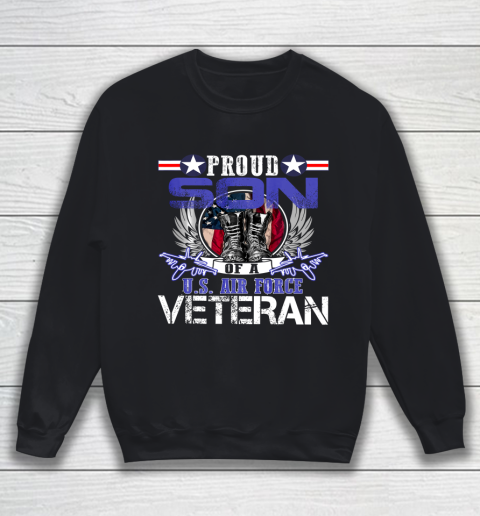 Veteran Shirt Vintage Proud Son Of A U S Air Force Veteran Sweatshirt