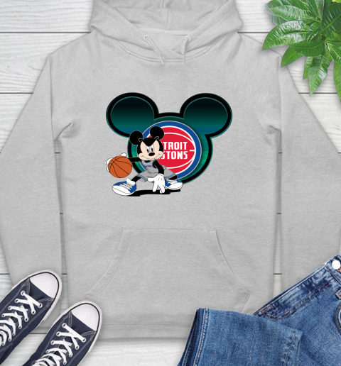 NBA Detroit Pistons Mickey Mouse Disney Basketball Hoodie 6