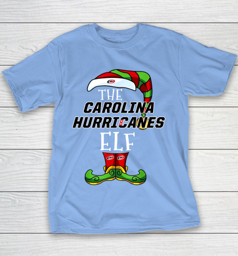 Carolina Hurricanes Christmas ELF Funny NHL Youth T-Shirt 8