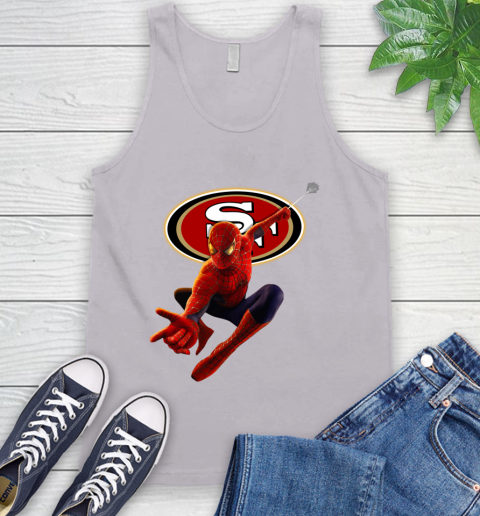 NFL Spider Man Avengers Endgame Football San Francisco 49ers Tank Top 4