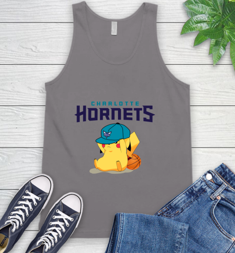 NBA Pikachu Basketball Sports Charlotte Hornets Tank Top 7