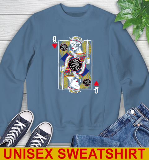 NBA Basketball Toronto Raptors The Queen Of Hearts Card Shirt Sweatshirt 10