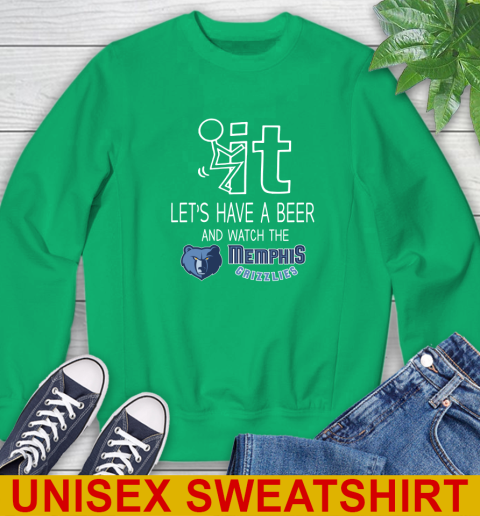 Memphis Grizzlies Basketball NBA Let's Have A Beer And Watch Your Team Sports Sweatshirt 8