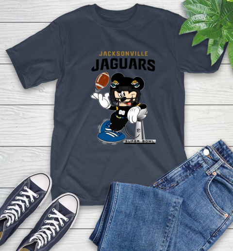 NFL Jacksonville Jaguars Mickey Mouse Disney Super Bowl Football T Shirt T-Shirt 4