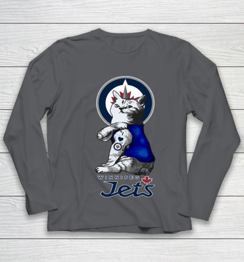 NHL My Cat Loves Winnipeg Jets Hockey Youth Long Sleeve 6