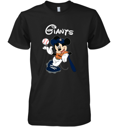 Baseball Mickey Team San Francisco Giants Premium Men's T-Shirt