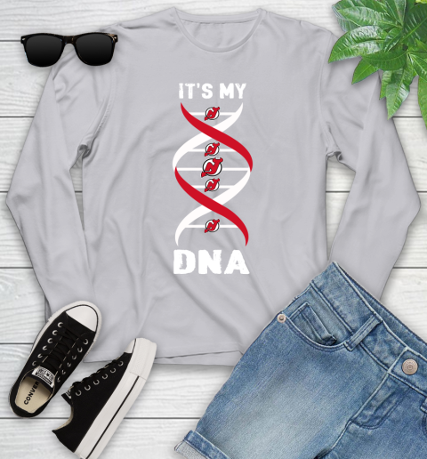 New Jersey Devils NHL Hockey It's My DNA Sports Youth Long Sleeve 5
