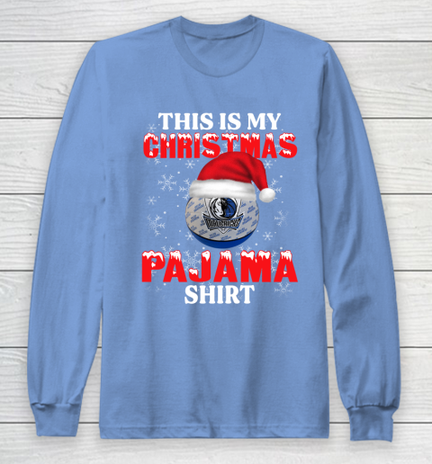 Dallas Mavericks This Is My Christmas Pajama Shirt NBA Long Sleeve T-Shirt 8