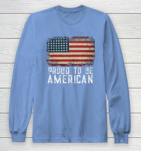 Proud American Patriotic USA Flag Long Sleeve T-Shirt 8