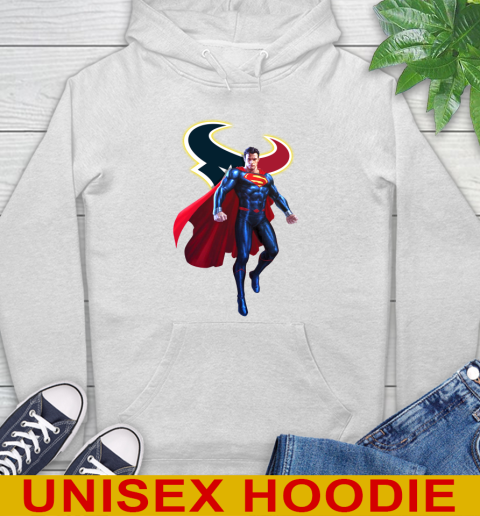 NFL Superman DC Sports Football Houston Texans Hoodie
