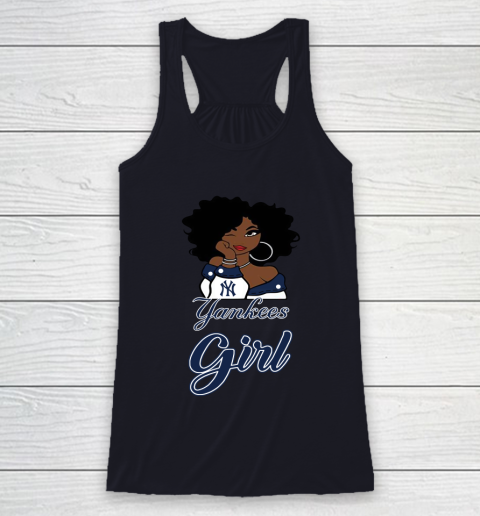 New York Yankeess Girl MLB Racerback Tank 8