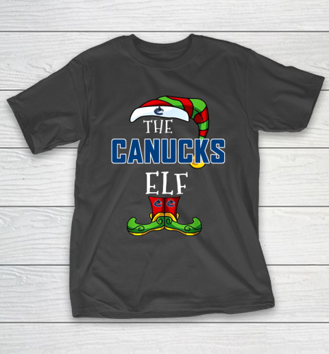 Vancouver Canucks Christmas ELF Funny NHL T-Shirt