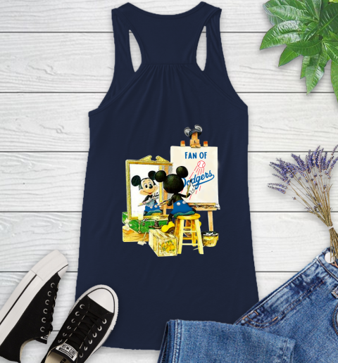 MLB Baseball Los Angeles Dodgers Mickey Drawing Shirt 44