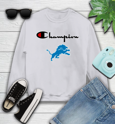 NFL Football Detroit Lions Champion Shirt Youth Sweatshirt 2