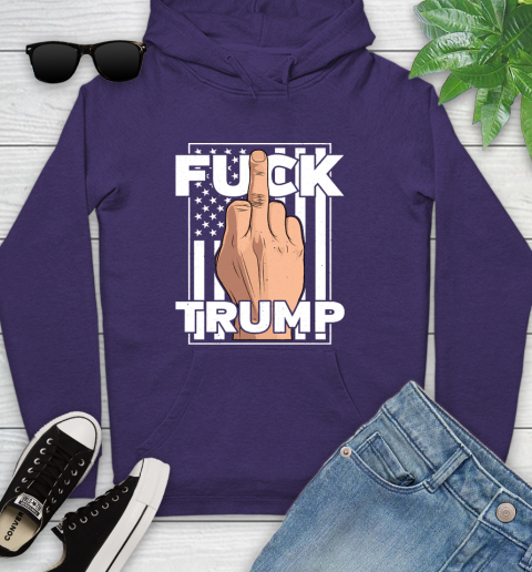 Fuck Trump Middle Finger Anti Republican T Shirt 127