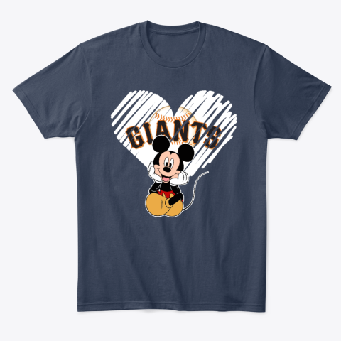 q9ty san francisco giants the heart mickey mouse classic t shirt 2 front navy