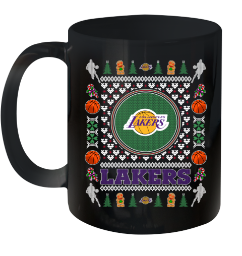 Los Angeles Lakers Merry Christmas NBA Basketball Loyal Fan Ceramic Mug 11oz