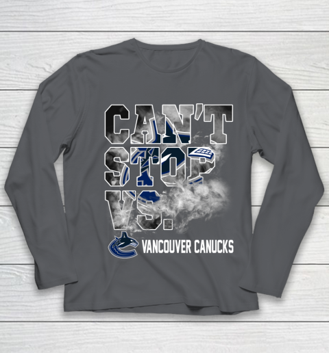 NHL Vancouver Canucks Hockey Can't Stop Vs Youth Long Sleeve 6