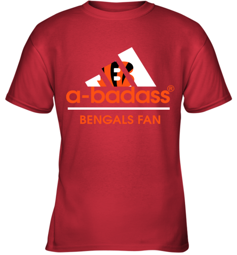 A Badass Cincinnati Bengals Mashup Adidas NFL Youth T-Shirt 