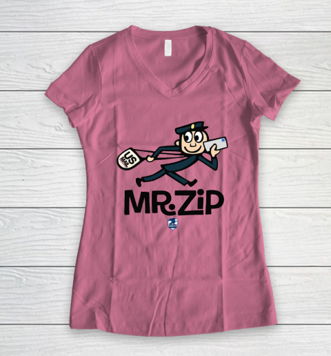 USPS MR. ZIP Women's V-Neck T-Shirt 7