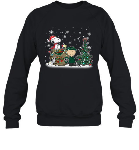 NHL Minnesota Wild Snoopy Charlie Brown Christmas Hockey Super Bowl Sports 7sMWD17U5mR sweatshirt 35 95 151514 front black