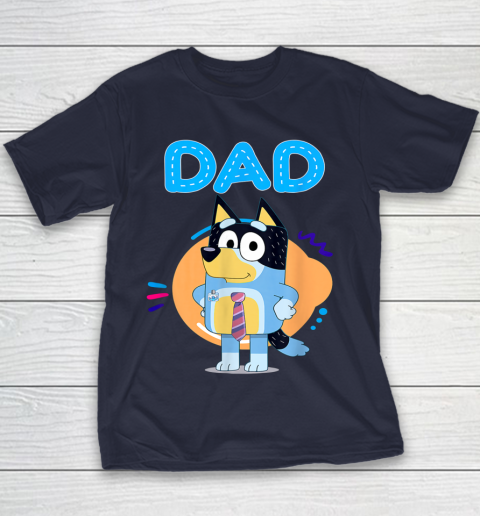 Family Blueys Love Dad Love Mom Blueys Love Mom Youth T-Shirt 2