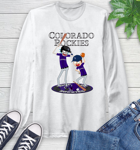 MLB Colorado Rockies Rick And Morty Baseball 58