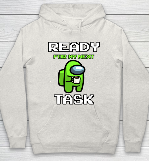 Among Us Shirt Ready For Work Green Hoodie 8