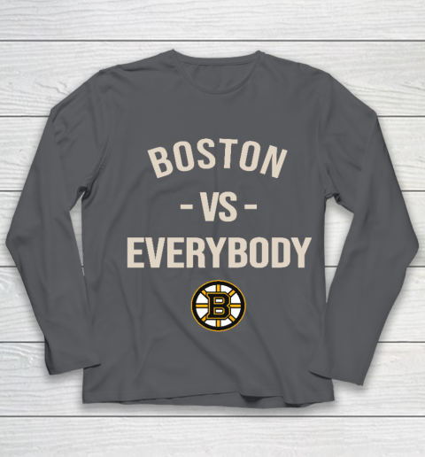 Boston Bruins Vs Everybody Youth Long Sleeve 6
