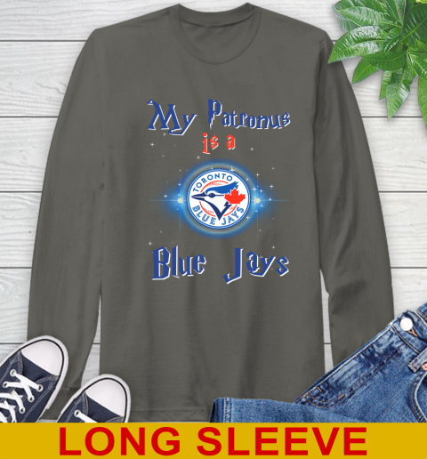 MLB Baseball Harry Potter My Patronus Is A Toronto Blue Jays Long Sleeve T-Shirt 10